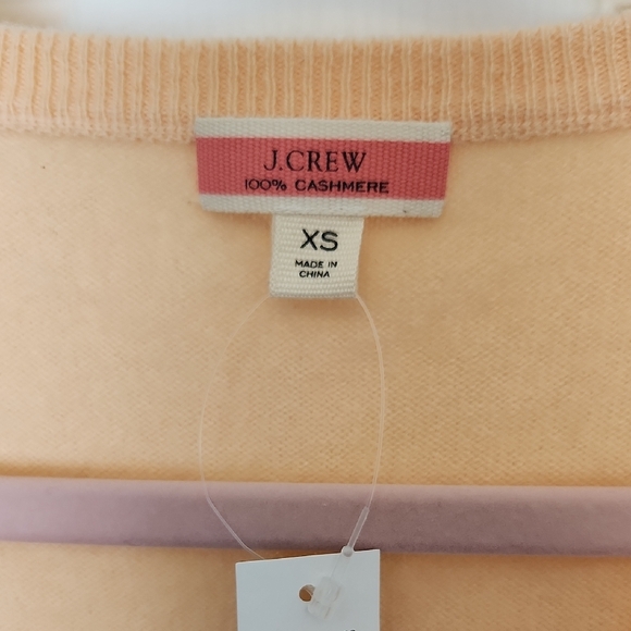 J. Crew V-Neck Sweater - Warm Apricot - Picture 2 of 5